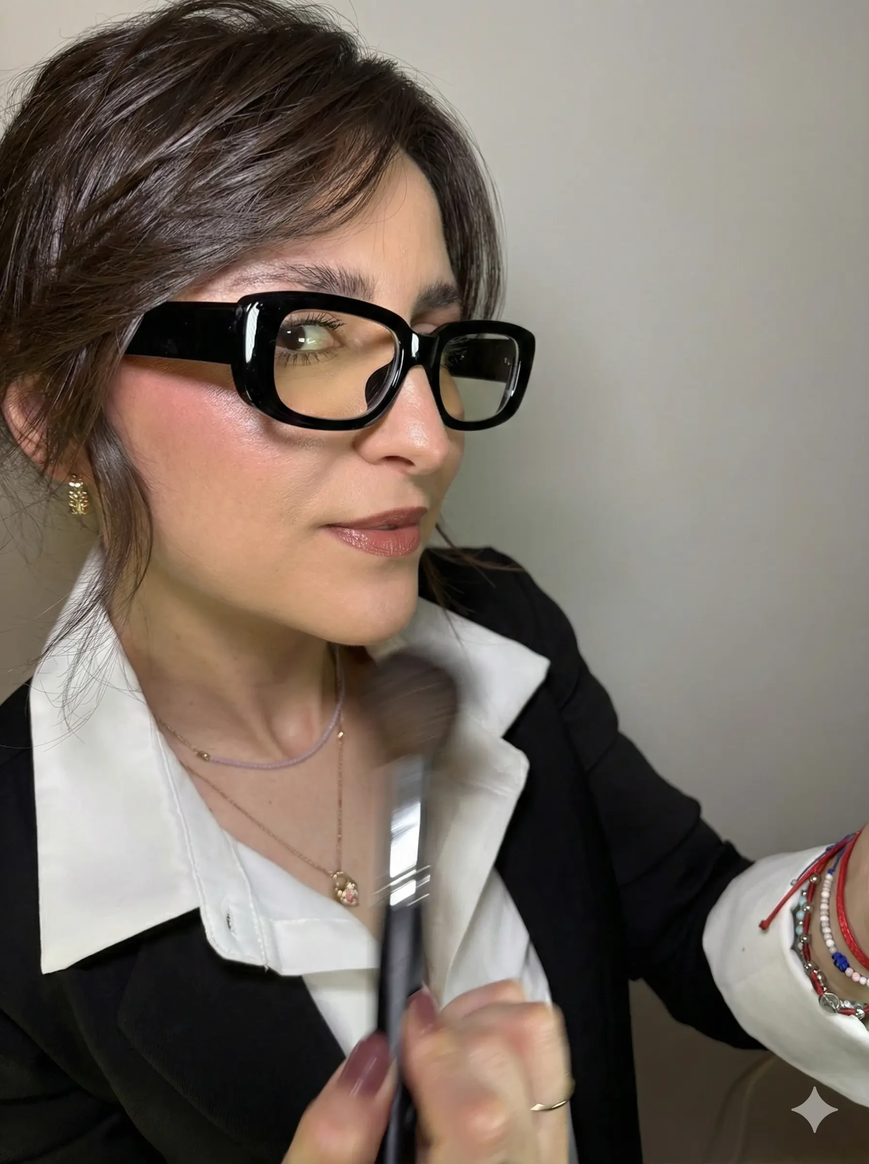 Viviana Rojas Méndez trabajando